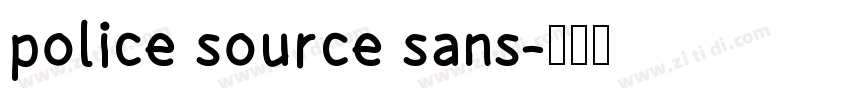 police source sans字体转换